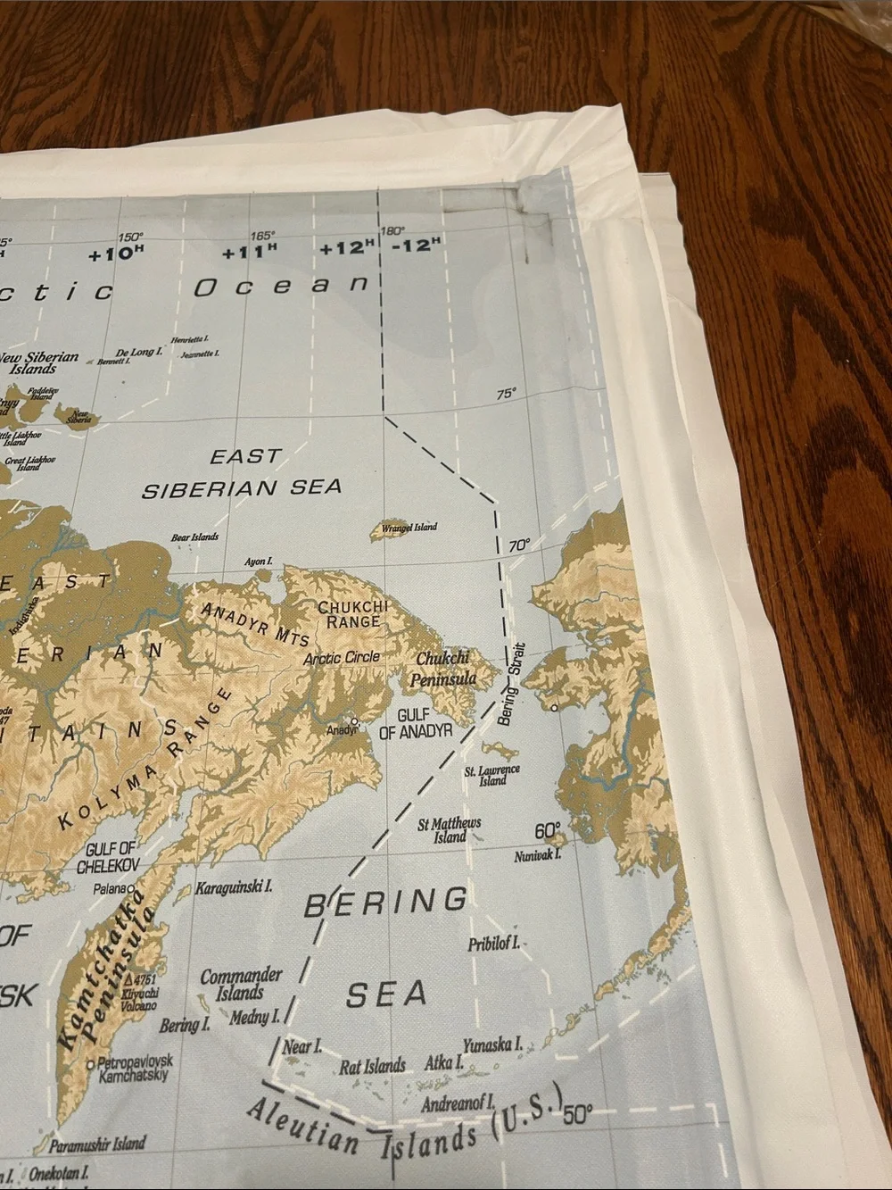 IKEA world map canvas wall art